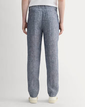 The Linen Trouser | Navy Chambray