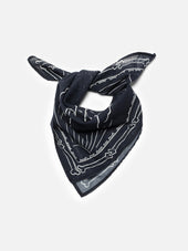 Ingrid Bandana Double Cross Blue