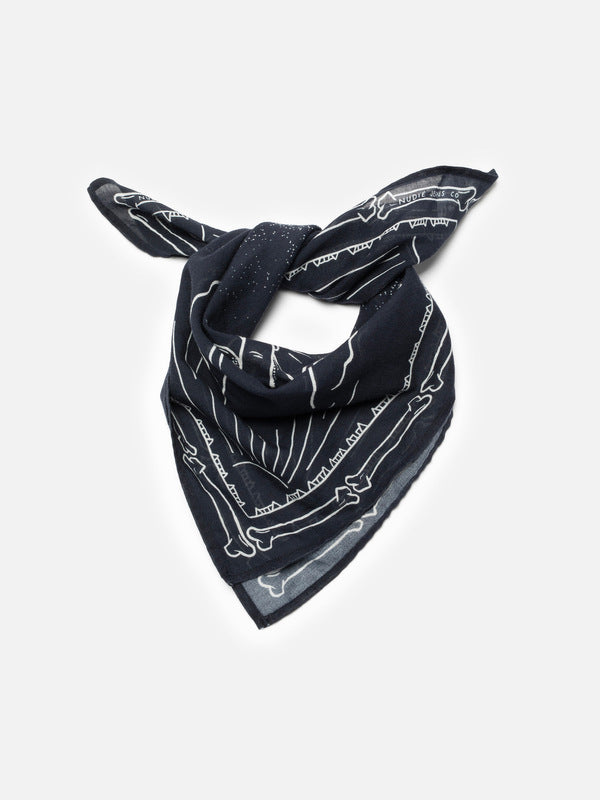 Ingrid Bandana Double Cross Blue