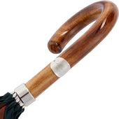 Polished Maple Wood Handle And Gold Umbrella
