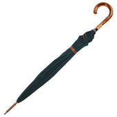 Polished Maple Wood Handle And Gold Umbrella