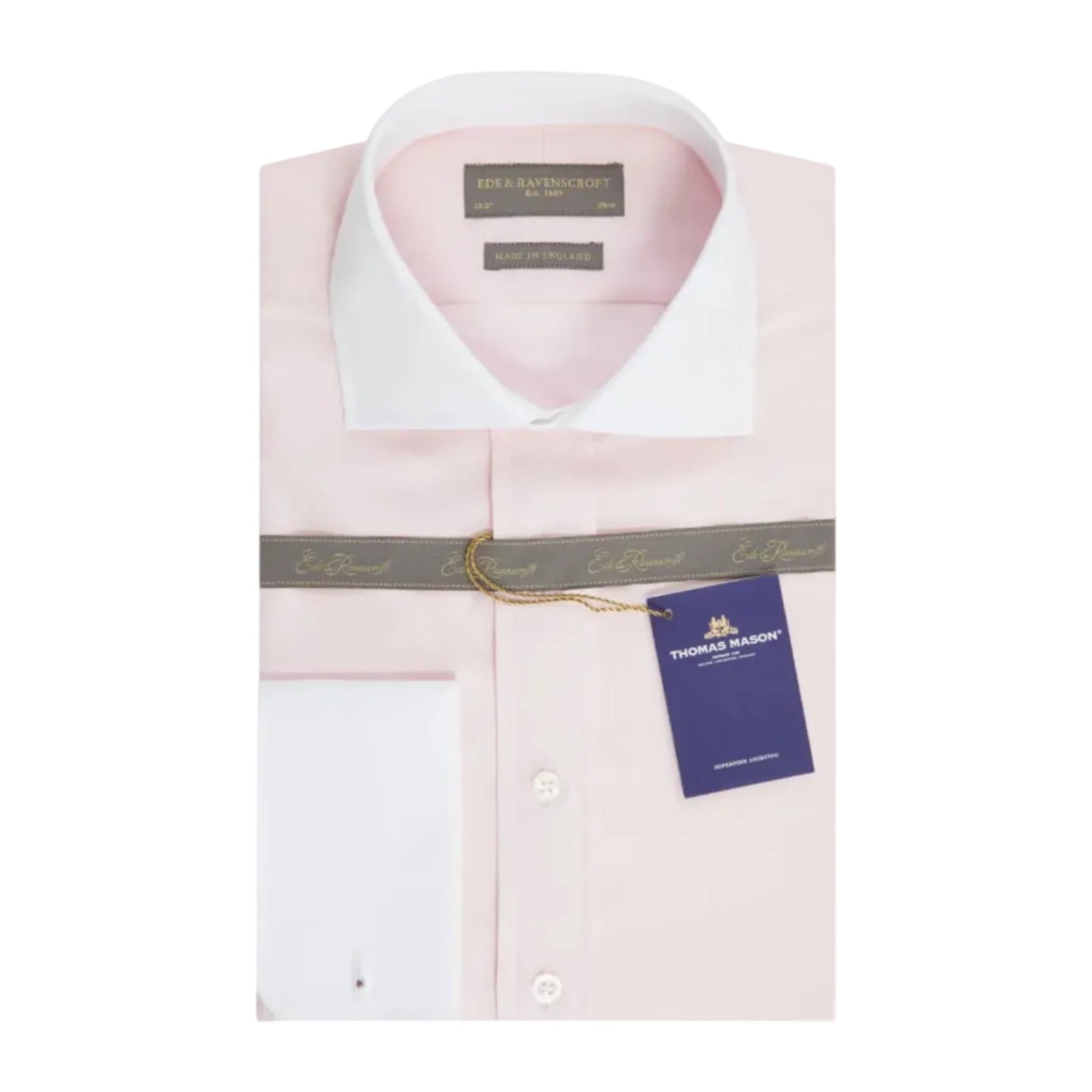 Ashburn Light Pink Poplin Cotton Shirt