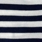 Soft Cotton Striped Sweater In