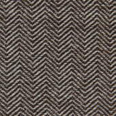 Herringbone Cashmere Bespoke Tie - Walnut