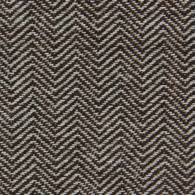 Herringbone Cashmere Bespoke Tie - Walnut
