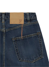 911 Superjohn Japan Cimosato 5 Tasche A Vita Alta Stone Wash L29