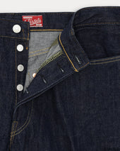 914 Leo Japan Cimosato 5 Tasche Regular Fit Indigo Rinse L33
