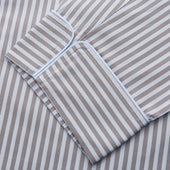 Pale Multi Stripe Cotton Quin Pyjamas