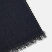 And Navy Cashmere Scarf