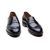 Aurus Penny Loafer Black Shell Cordovan Cordovan Series