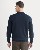 Ultrasoft Polo Sweater | Navy