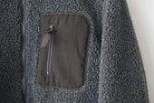 Fujito Fleece Blouson Charcoal Directors Web Shop Powered By Base