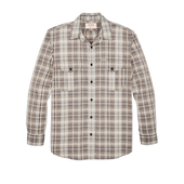 Filson's Washed Feather Cloth Shirt - Light Brown / Natural Plaid