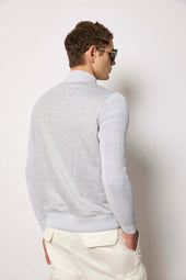 Bomber Jacket Grigio Ghiaccio