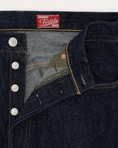 933 Barney Japan Cimosato 5 Tasche Loose Fit Indigo Rinse L33