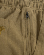 Army Cargo Linen Shorts