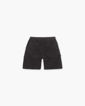 Black Cargo Linen Shorts