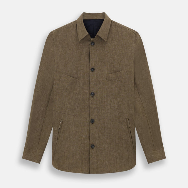 Pine Cone Linen Holland Shacket