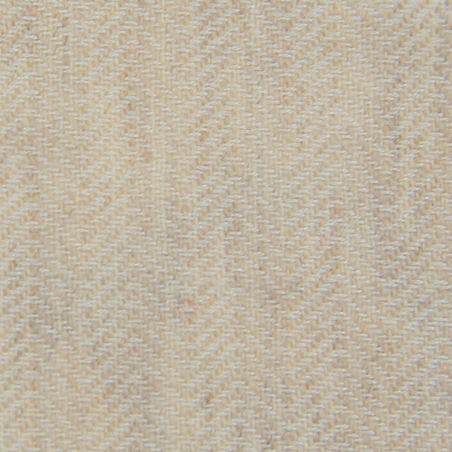 Herringbone Cashmere Bespoke Tie - Beige