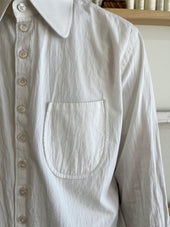 Laundered Cotton Dress Shirt