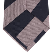 And Rose Block Stripe Repp Silk Tie