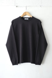Fujito L S Knit T Shirt Candy Purple Charcoal Directors Web Shop Powered By Base