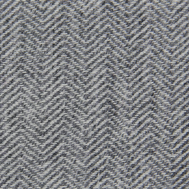 Herringbone Cashmere Bespoke Tie - Light Grey