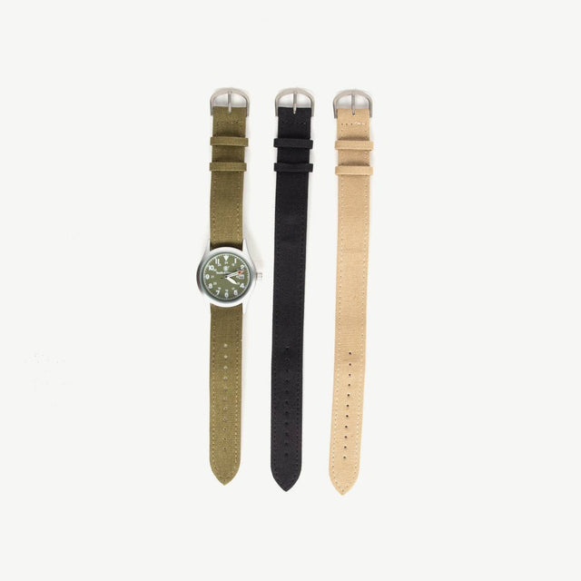 Military Watch - Silver / Drab