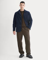 Fine Wale Corduroy Chore Blazer | Navy