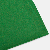 Plain Kelly Green Cashmere Knitted Scarf