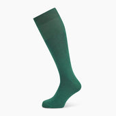 Green Navy Polka Dot Long Socks