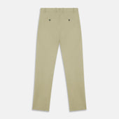 Beige Cotton Blend Manson Trousers