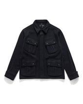 JUNGLE FATIGUE JACKET / D.NAVY WOOL