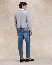 965 John Japan Cimosato 5 Tasche Slim Fit Stone Wash L33