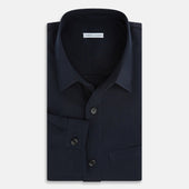 Midnight Blue Hyde Overshirt