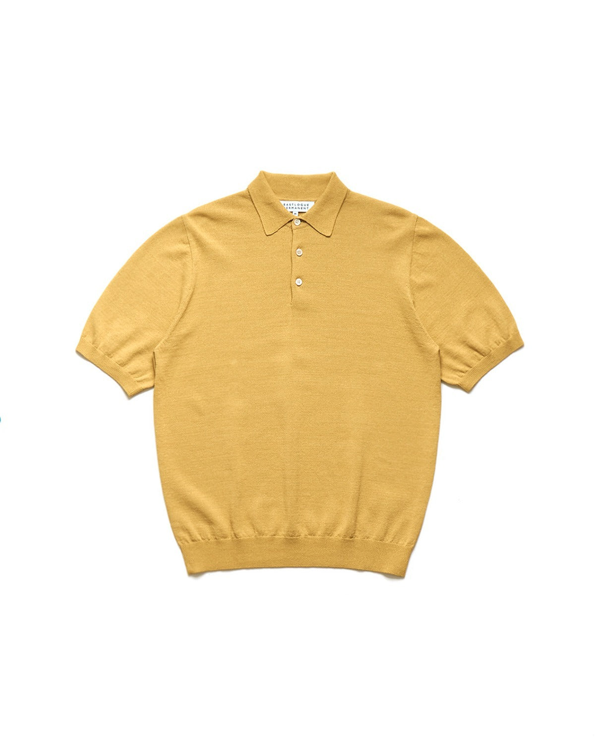 HALF SLEEVES KNIT / YELLOW