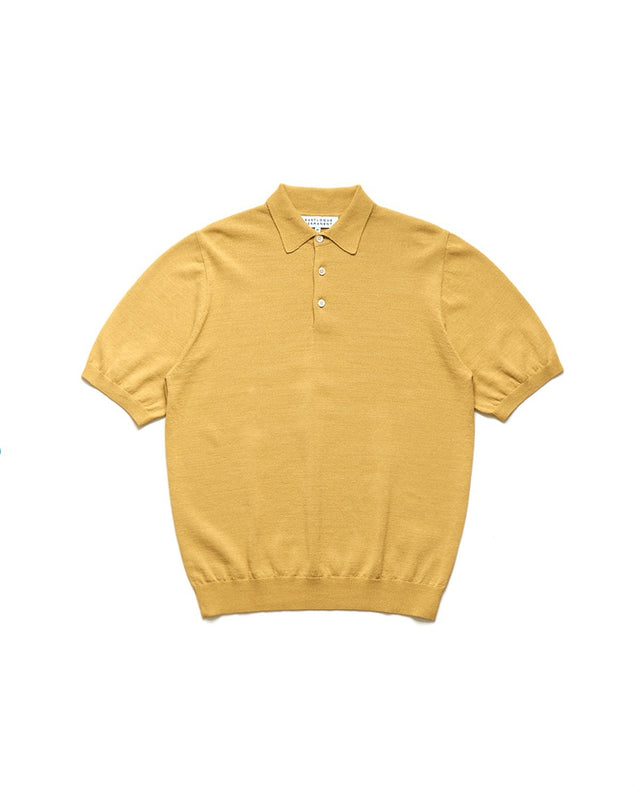 HALF SLEEVES KNIT / YELLOW