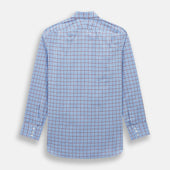 And Burgundy Windowpane Mayfair Shirt