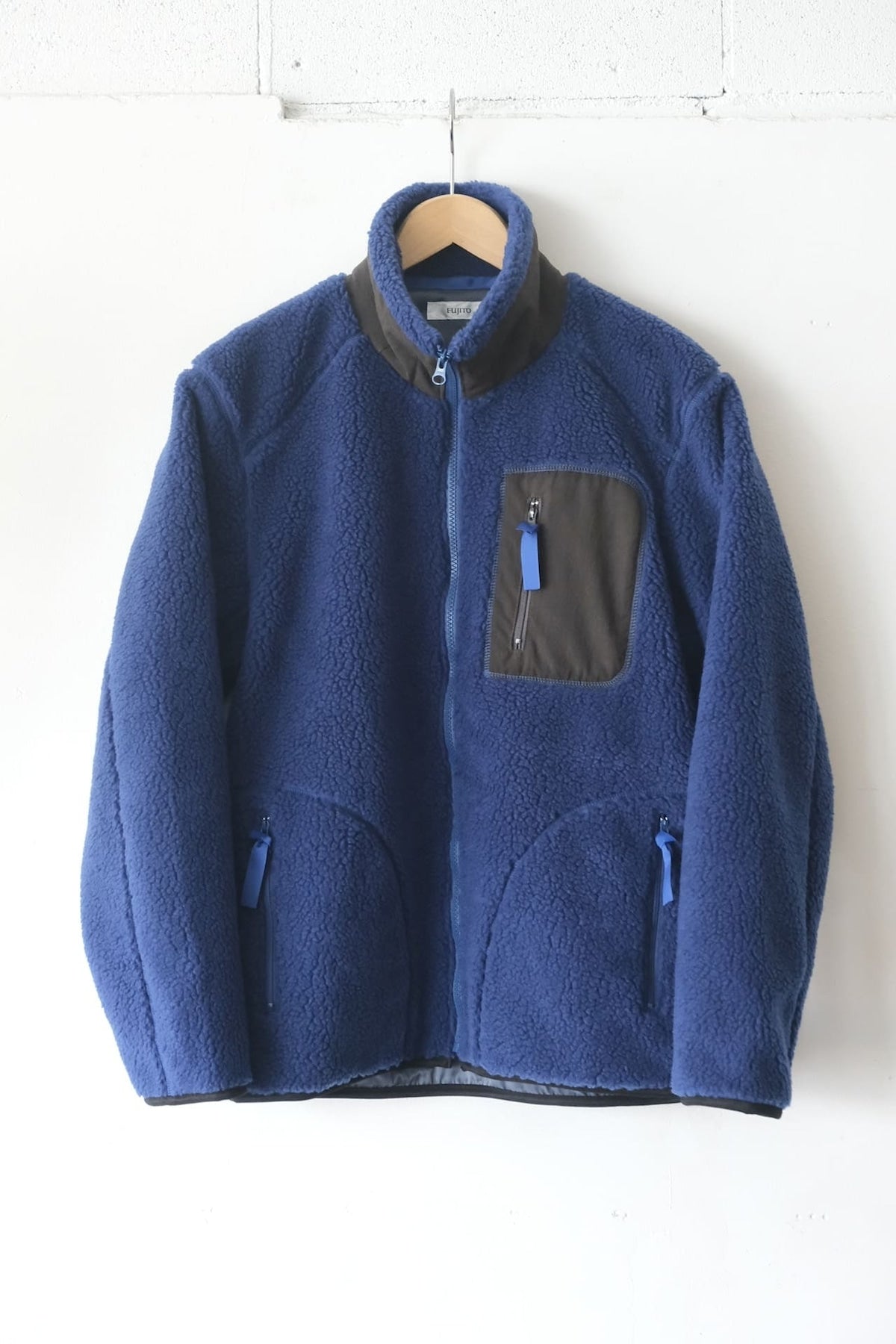 Fujito Fleece Blouson Charcoal Directors Web Shop Powered By Base