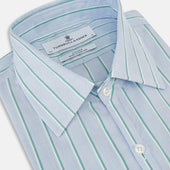 And Green Multi Stripe Westminster Shirt