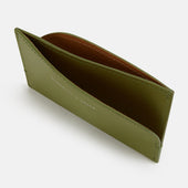Green Slim Rounded Card Holder