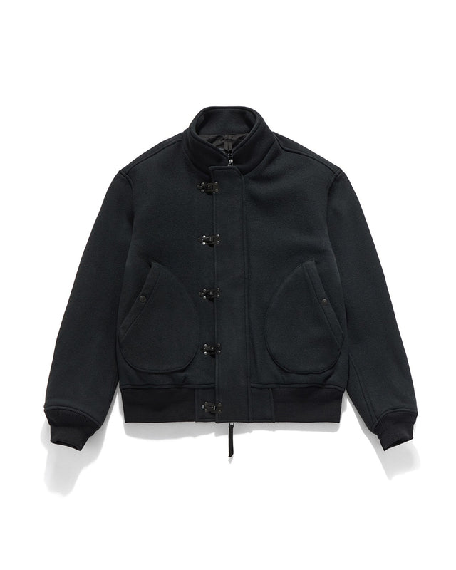 DECK JUMPER / BLACK MELTON