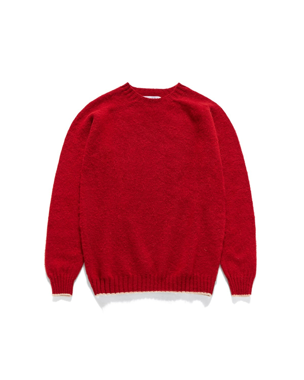 SHAGGY DOG CREWNECK SWEATER / CARDINAL