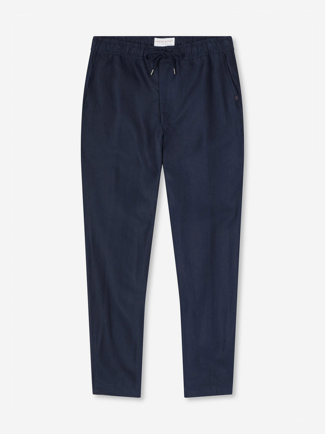 Men's Pants Sydney Linen Navy