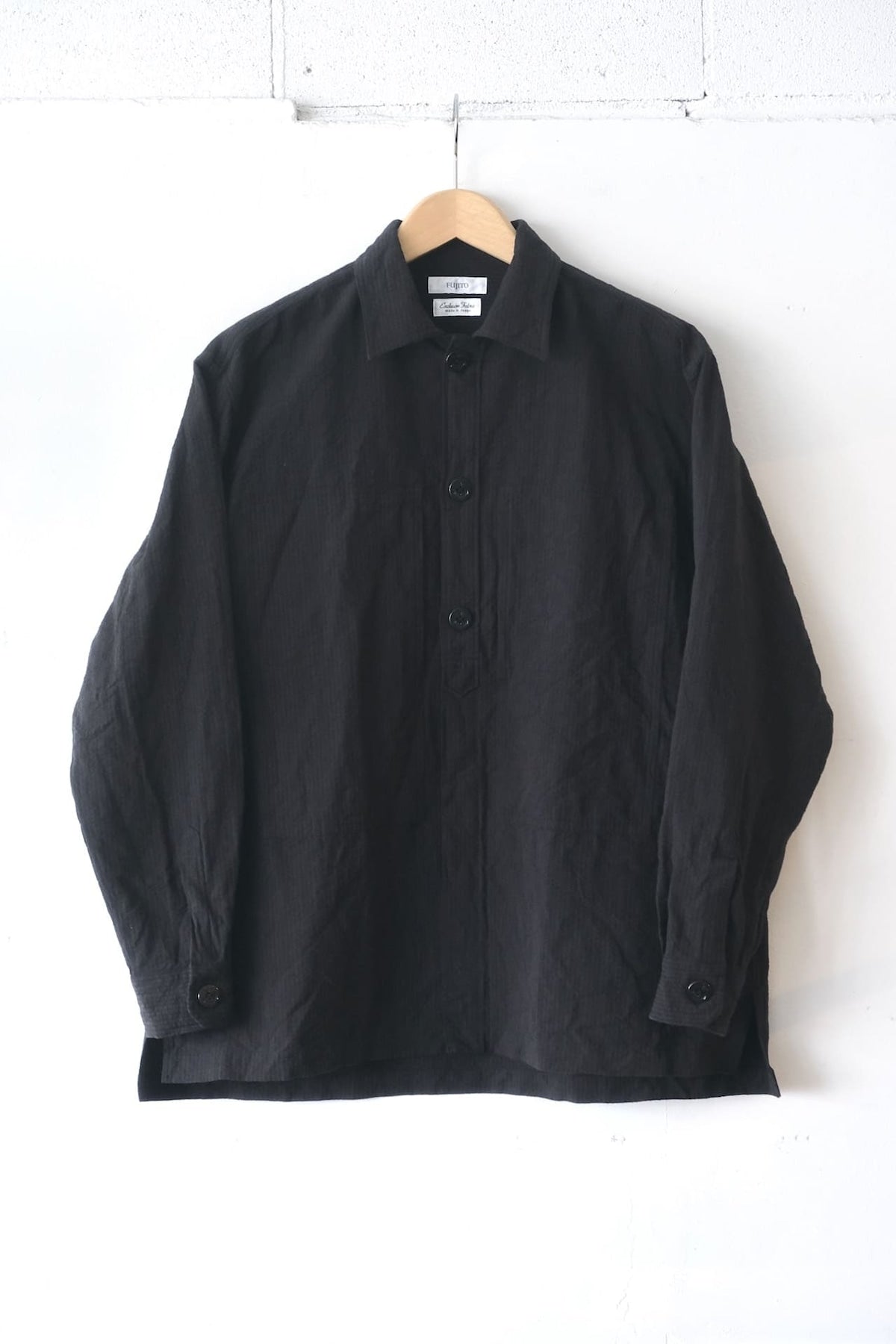 FUJITO ARMY Shirt Black,Navy Stripe | Directors Web Shop powered by BASE