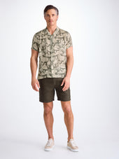 Men S Short Sleeve Shirt Milan 26 Linen