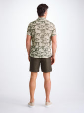 Men S Short Sleeve Shirt Milan 26 Linen