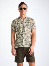 Men S Short Sleeve Shirt Milan 26 Linen