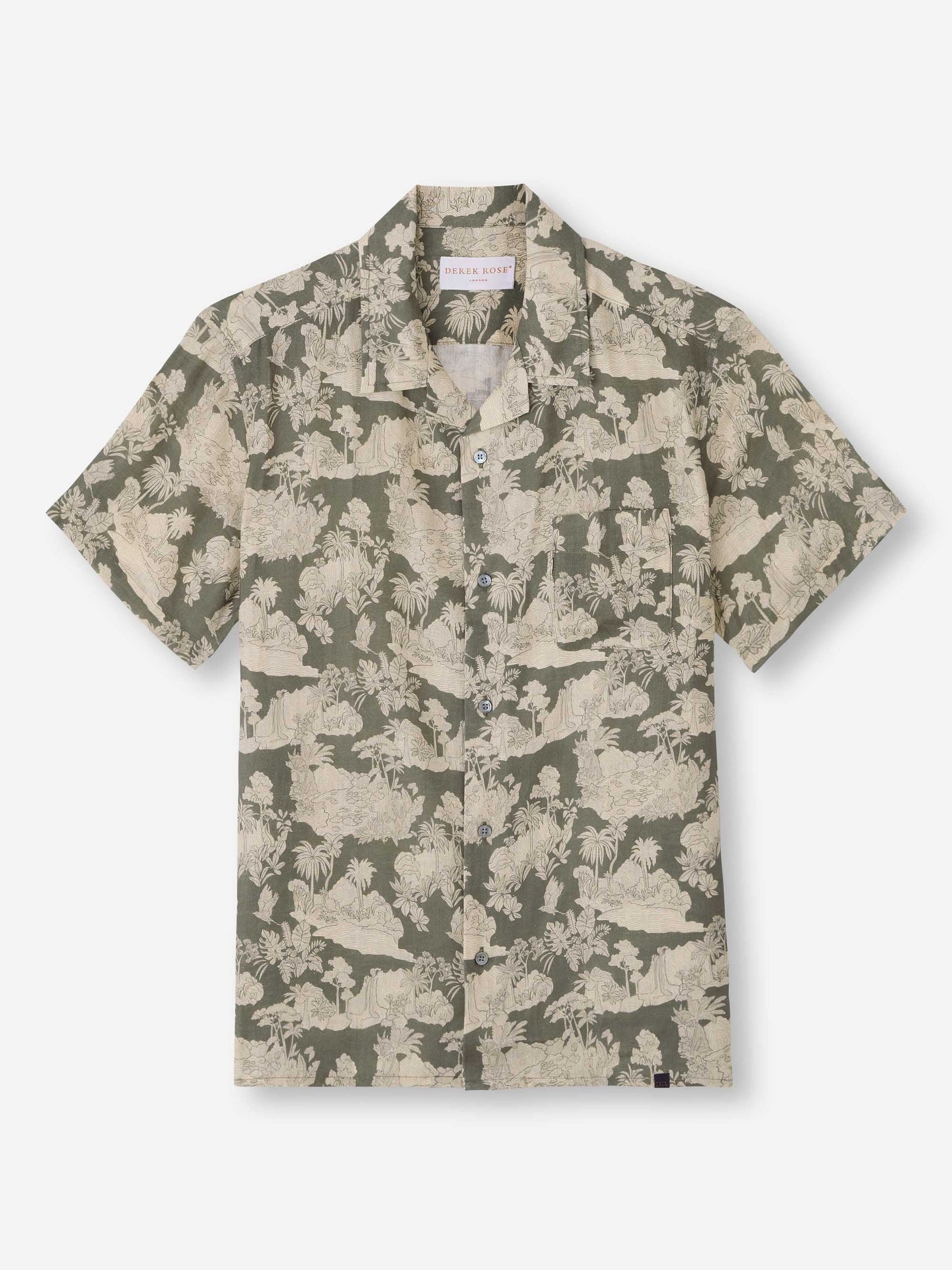 Men S Short Sleeve Shirt Milan 26 Linen