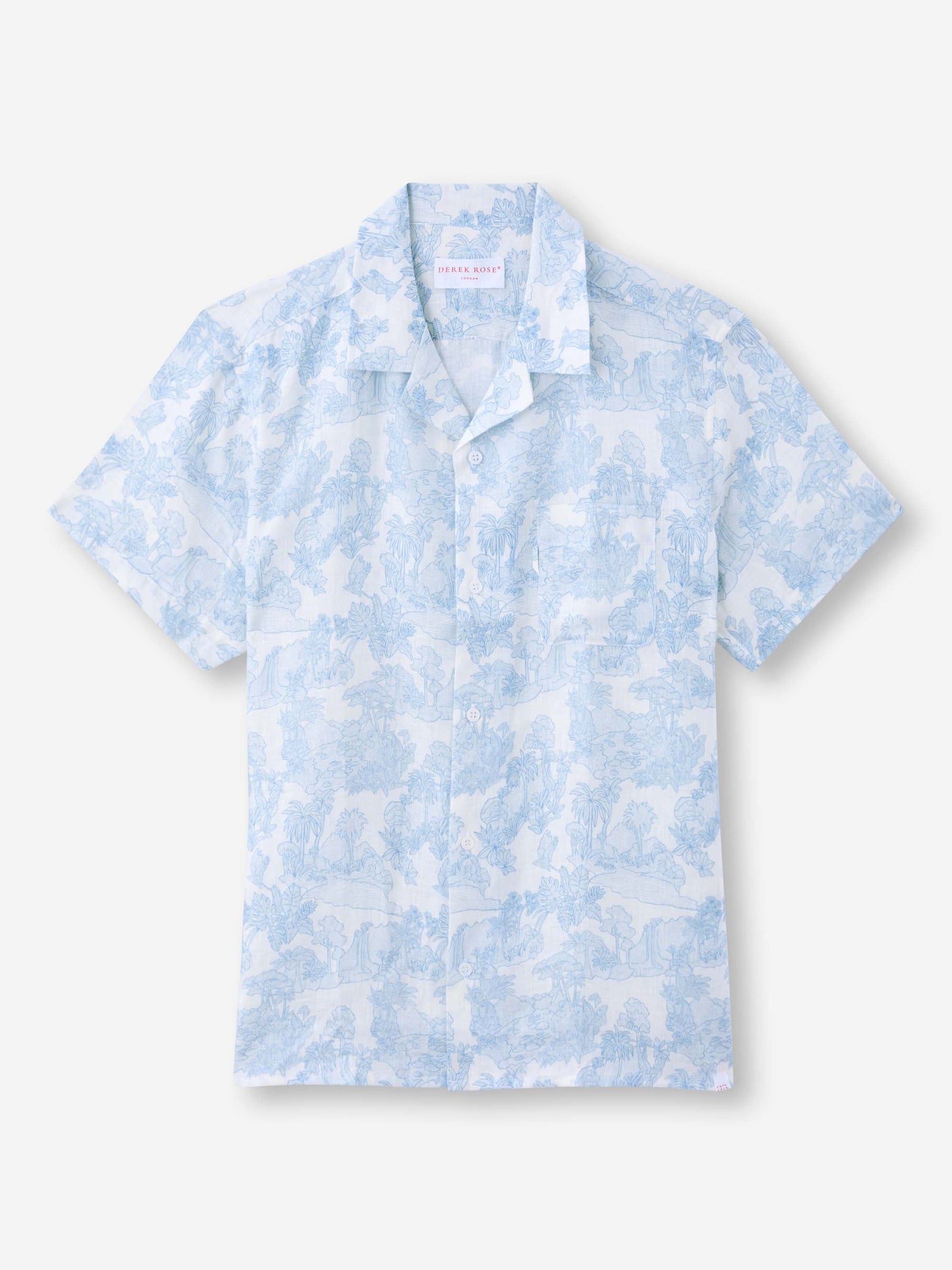 Men S Short Sleeve Shirt Milan 26 Linen